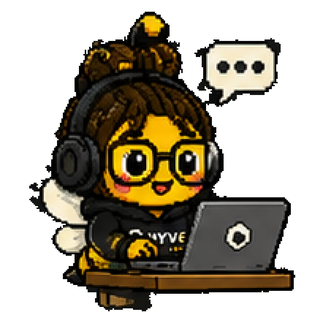 Social Bee mascot