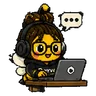 Social Bee mascot